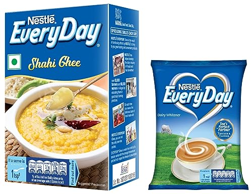 Image of Nestle Everyday Shahi Ghee, 1L Carton Everyday Dairy Whitener, 400G Pouch