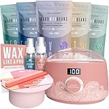 Tress Wellness Dusty Pink Wax Warmer Kit with Pink Wax Melting Bowl