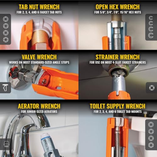 Klein Tools 12-in-1 Faucet Wrench