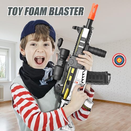 Coolfox 906C Realistic Toy Foam Blaster Gun - Electric Sniper Rifle With Scope 120 Soft Bullets 3 Magazines, Automatic Dart Gun For Boy Ages 8-12 Years Old, Indoor Outdoor Gifts thumb #1