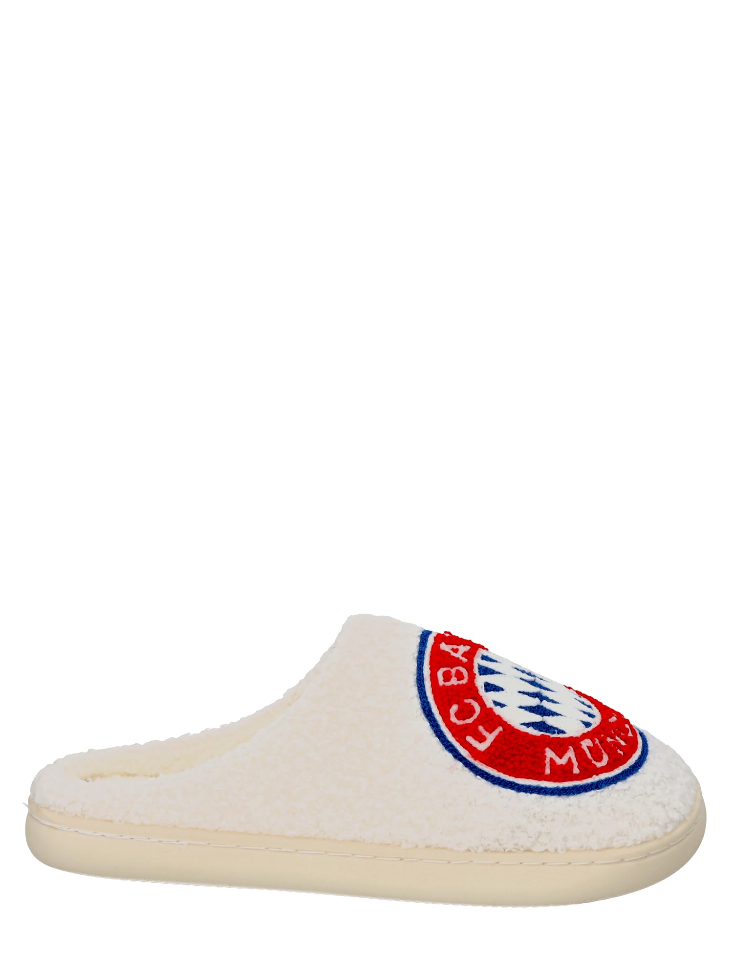 FC Bayern München | Plüschpantoffeln | Unisex | Off white