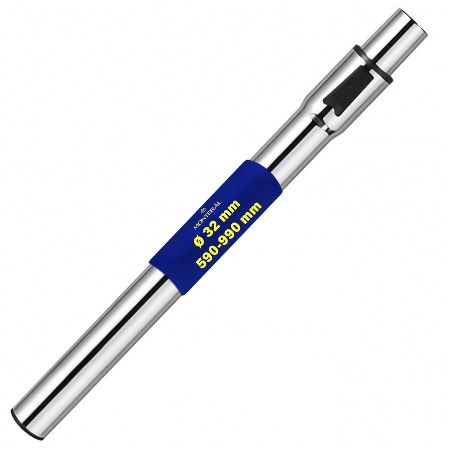 Tubo Telescopico Universale per Aspirapolvere Ø 32mm Estensibile da 590mm a 990mm Garanzia di 10 Anni - MONTERAL