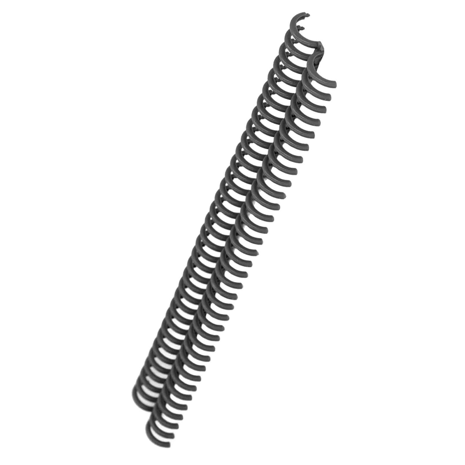 10 Pezzi Di Spine Per Rilegatura A Pettine 15 Mm 34 Fori In Plastica Nera Pettini Per Rilegatura A Fogli Sfusi 120 Fogli Di Capacità Per Libro Di Cancelleria Anello Per Quaderno Diario(Nero)