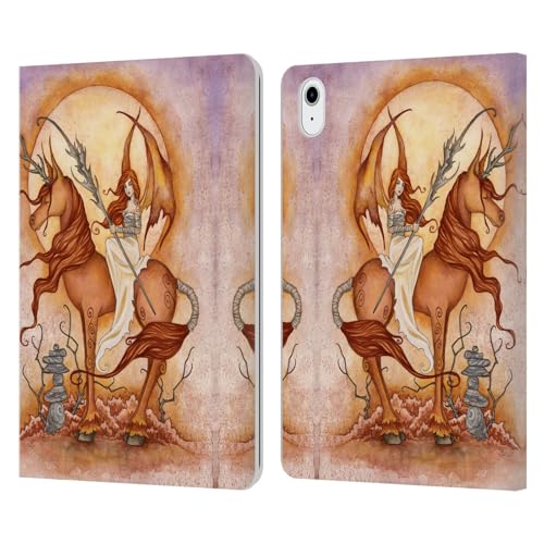 Étui portefeuille Apple iPad Air 11 en cuir Amy Brown housse de protection tablette