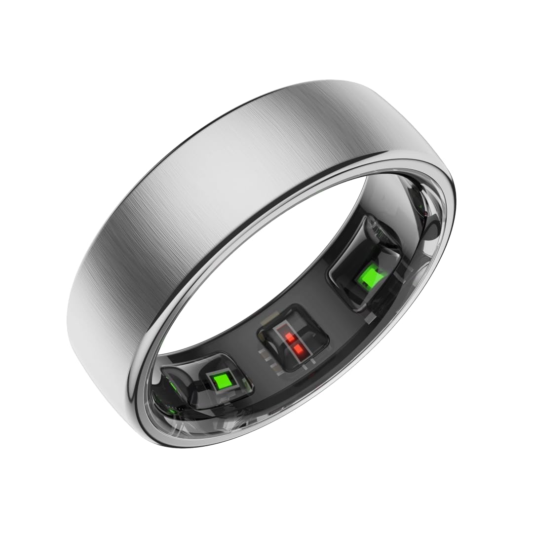 vexl Ahalar Smart Ring Gen 4 (Silver,8-18.3mm)