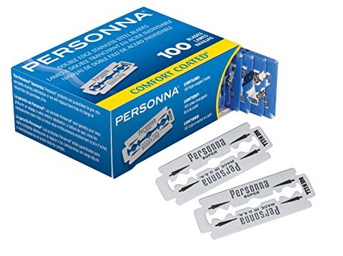Personna Double Edge Razor Blades, 100 Count by Personna