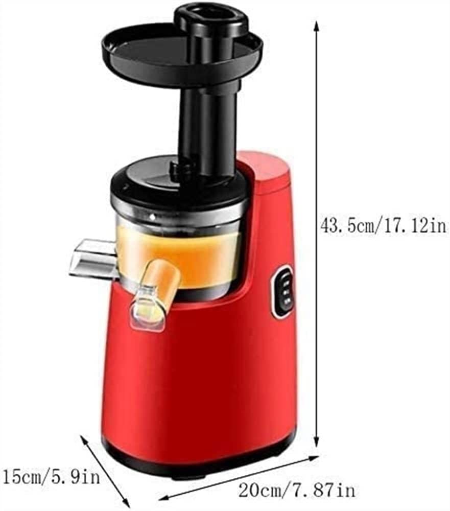 Estrattore di Succo Elettrico a Freddo, estrattore di Succo a masticazione per agrumi, Arancia, Frutta e Verdura, Design Compatto Verticale e Facile da Pulire, Senza BPA (Dimensioni: 1)