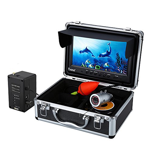 Eyoyo Portable 9 inch LCD Monitor Fish Finder 1000TVL Fishing Camera Waterproof Underwater