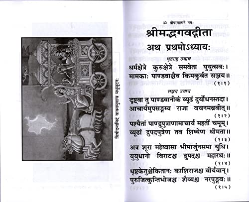 Image of (PACK OF 2)(SAME BOOKS)(Sanskrit Shlokas Only) Srimad Bhagavad Gita Bhasha (Gita Press, Gorakhpur) / Bhagwad Gita / Bhagvad Gita / Bhagvat Gita / Shrimad Bhagwat Gita(Code 22)(Geeta Press Book)(Combo Pack) [Paperback] Gita Press, Gorakhpur