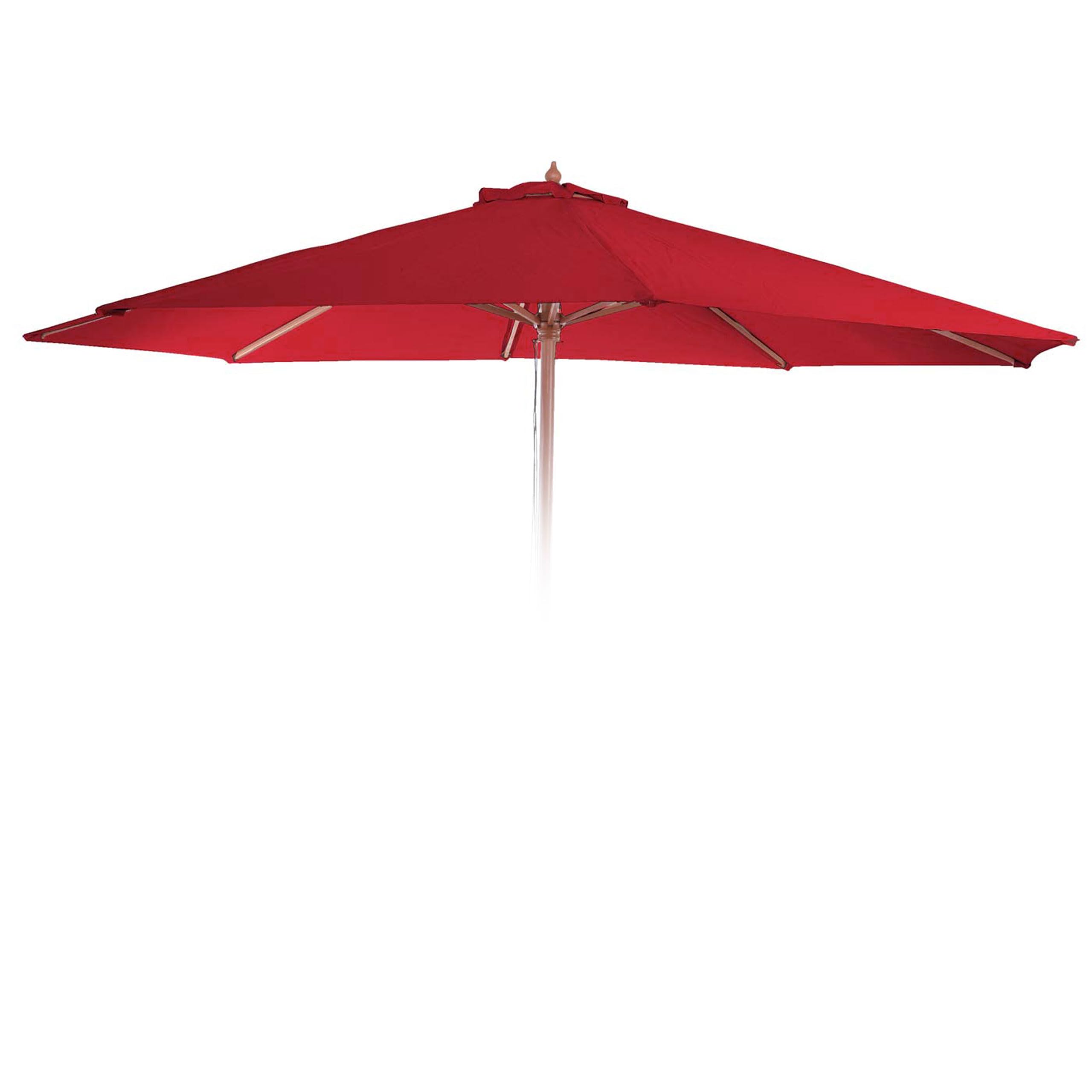 Mendler Zapasowy pokrowiec na parasol przeciwsłoneczny Florida, pokrowiec na parasol przeciwsłoneczny, Ø 3,5 m, poliester, 8 podpórek, bordowy