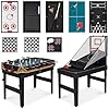 Best Choice Products 13-in-1 Combo Game Table Set w/Ping Pong, Foosball, Basketball, Air Hockey, Sling Puck, Archery, Shuffleboard - Arcade
