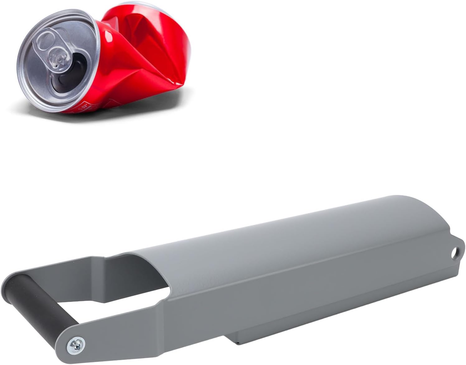 Aluminum Can Compactor, Metal Can Crusher for Recycling, Space Saving Can Smasher with Premium Aluminum Alloy Construction for 12oz 16oz Cans (Grey)