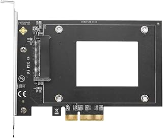 U.2 to PCIe Adapter 7000Mbps PCIe GEN4 X4/X8/X16 to U.2 NVMe SSD SFF-8639 PCI-e U.2 Expansion Card SSD Converter NVMe SSD Expansion Card