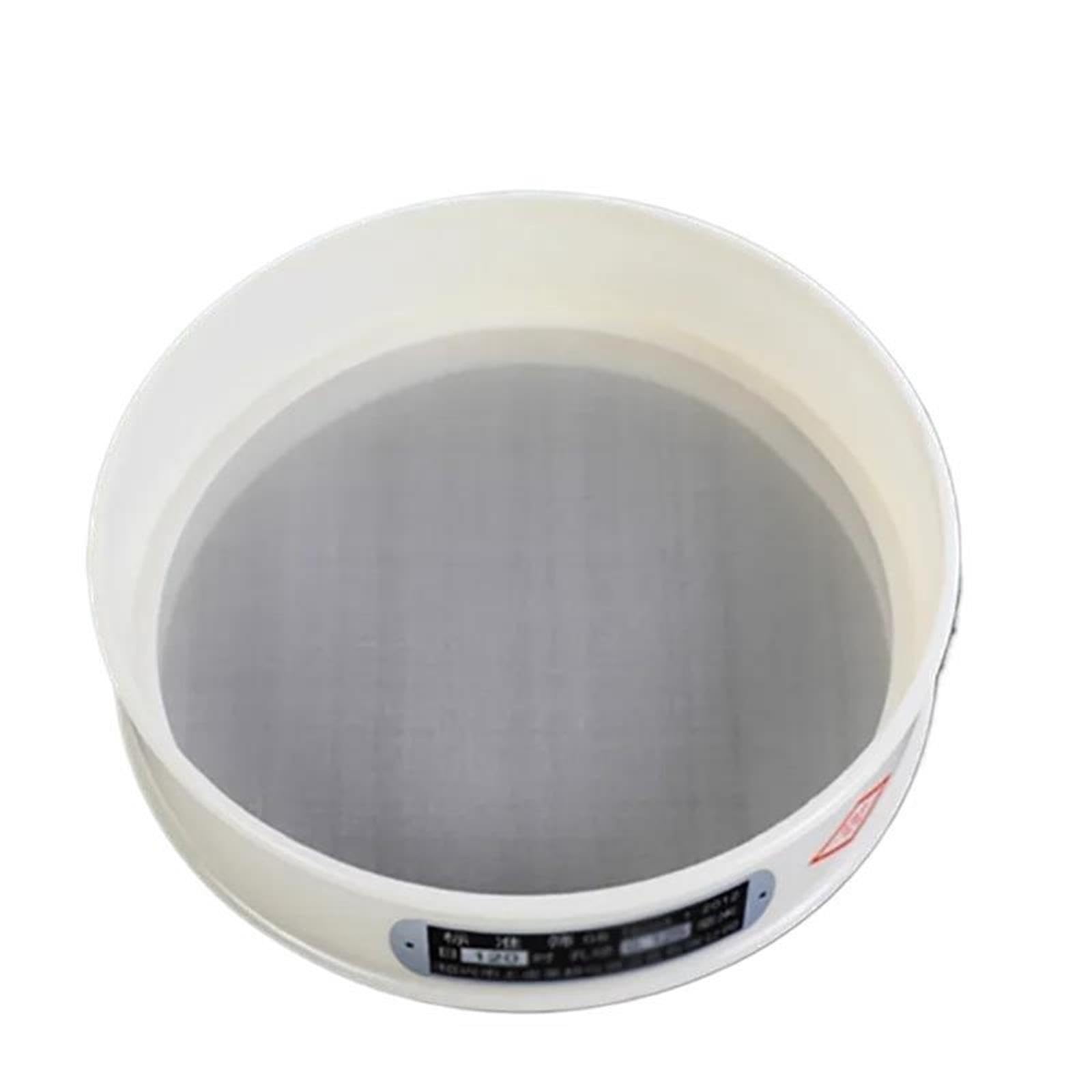 Colador Malla Fina Tamiz de plástico PVC Nylon muestra harina estándar ultrafino 6-500 filtro malla 20cm(400 mesh (0.0385mm))
