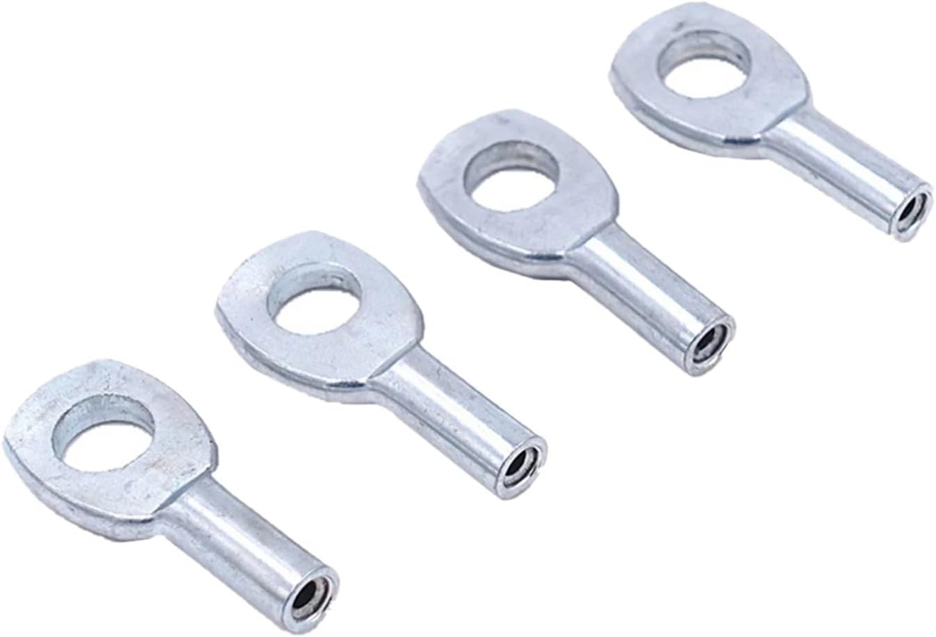 5 Pack Wire Rope Eyelets Replacement End Terminal 1/8'' Hole Connector Joint Lugs Stopper for 5mm Coated Security Steel Cord Gym Pulley Cable Weight Lifting Machine Fitness Equipment - Image 9