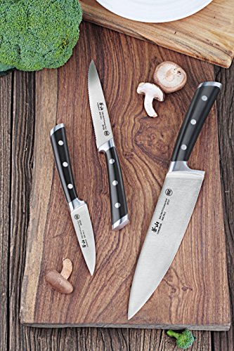 Cangshan S Series 61796 German Steel Forged 3-Piece Starter Knife Set