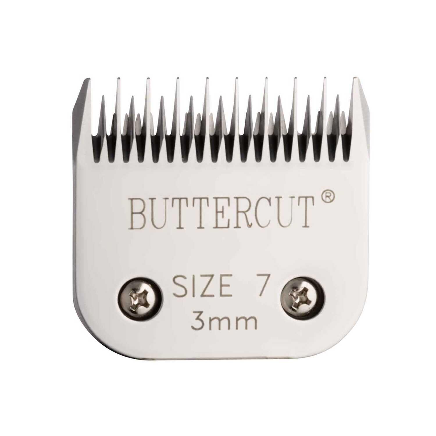 Buttercut Stainless Steel A5 Detachable Pet Grooming Clipper Blade, Size #7 Skip(3mm Cut Length)