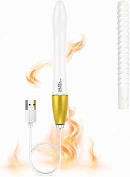 USB Auto Heating Stick Heating Rod Warming Stick42C Quick Heating/Auto Temperature Regulation Drying Rod Diatomite Absorbent Stick 2-Piece Set