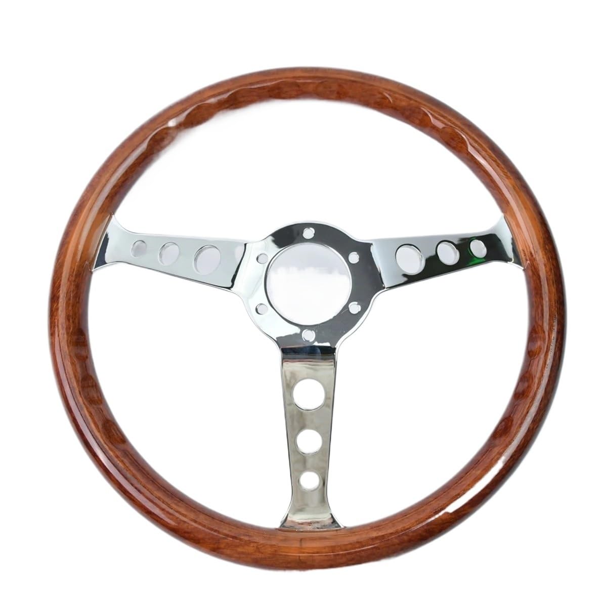 IBNA Volante da Corsa Staffa per Volante in ABS con Foro Rotondo da 380 Mm con Rivetti