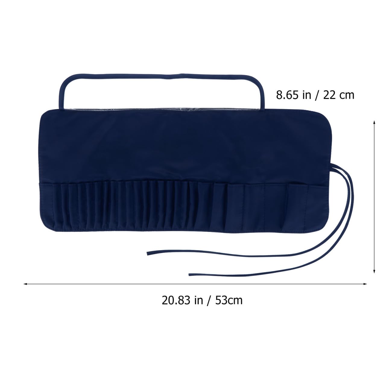 FRCOLOR 3 Stücke Reise Make-up Pinsel Tasche Tragbare Make-up Pinsel Rolle Organizer Fall
