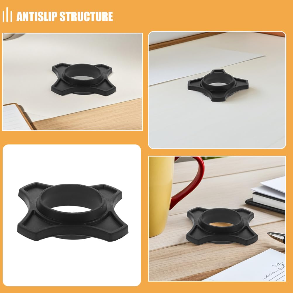 Vaguelly 30pezzi Anello per Microfono in Gomma Anti-rotolamento Anello Antiscivolo per Microfono Portatile di Accessori per Protezione Anti-caduta