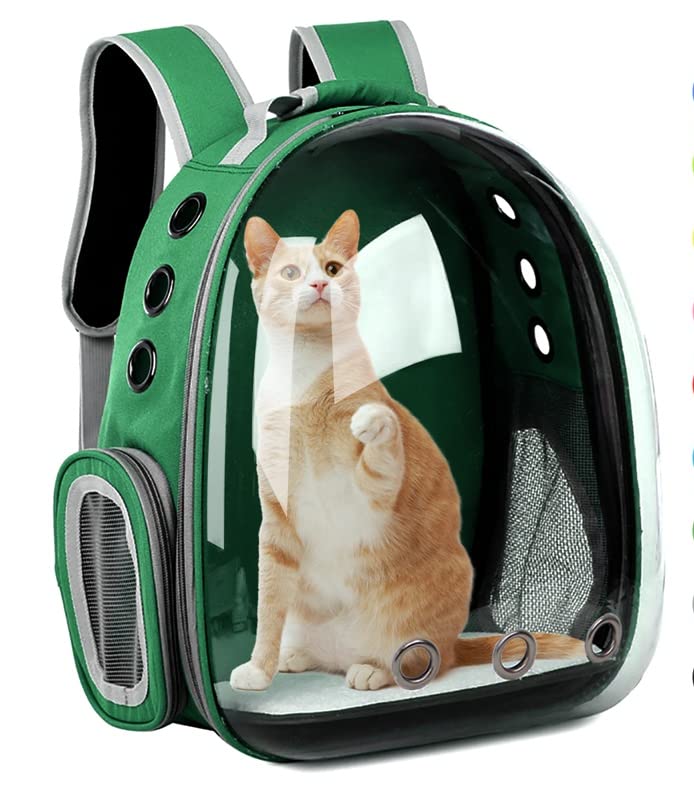 Soft Cat Carrier Backpack with Hole- Lightweight Dog Bag Carrier for Pets, Breathable Hard Cat Carrier for Travel