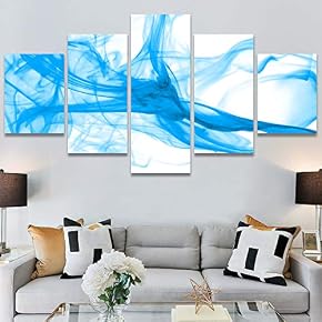 SIGNWIN 5 Panel Canvas Wall Art Modern Art...