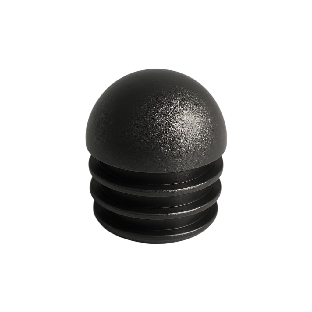 Domed Tube Inserts, Round Blanking End Caps, Suitable for Angled Chair Legs, See Second Photo for Ordering Guide, by Keay Vital Parts - Made in Germany (8, 19.1mm)