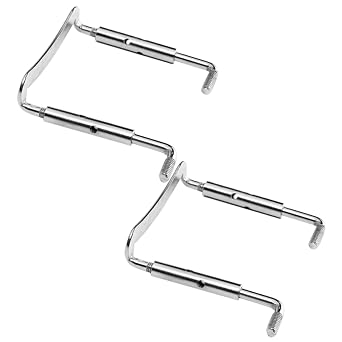2Pcs Violin Chinrest Screws Set Metal Chin Rest Screws for Violin and Viola for Instrument Maintenance and Repair