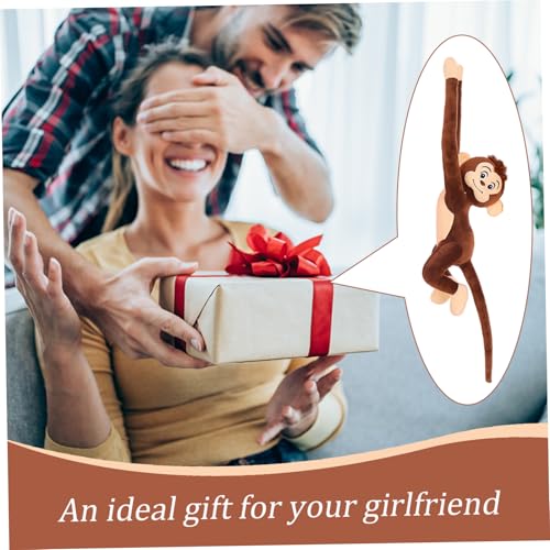 Peluche de singe de 35 pouces cadeau idéal avec longs bras et grande queue - 6