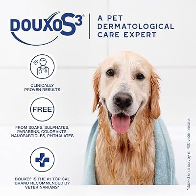 Douxo S3 Seb Mousse, Contains 0.5% Ophytrium, Odor Control & Seboregulating, For Oily to Flaky Skin, Seborrhea, For Dogs and Cats, 5.1 fl. oz. (150mL)