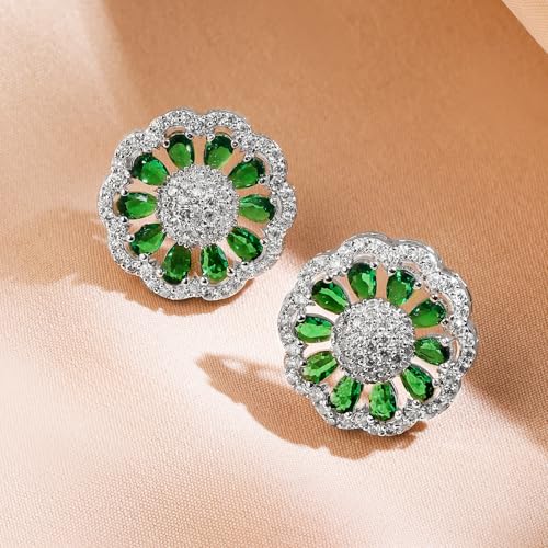 Image of Rubans Pendant Necklace Set American Diamond and Zirconia Gift Jewellery for Women & Girls