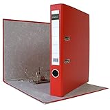 ordner a4 schmal rot Material (außen / innen): PP Kunststoffbezug / Papier