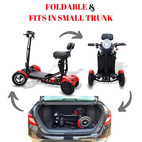 image for Consumable Depot Foldable Mobility Scooter for Adults and Seniors, Lig