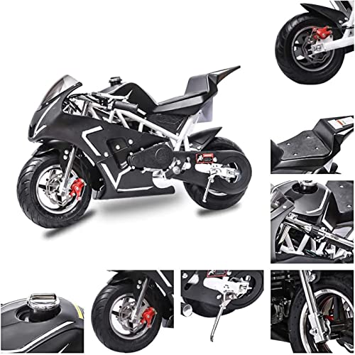 Image of FRP 50cc 2 Stroke Pocket Bike 01, EPA Approved Mini Bike for Kids, Mini Gas Pocket Bike W/Strong Dual Brake, Racing Pocket Rocket Max Speed 20 Mph, Max Weight 165 LB