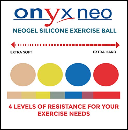 Image of ONYXNEO Neogel Silicon Palm & Hand Exercise Gel Ball, Soft (Yellow)