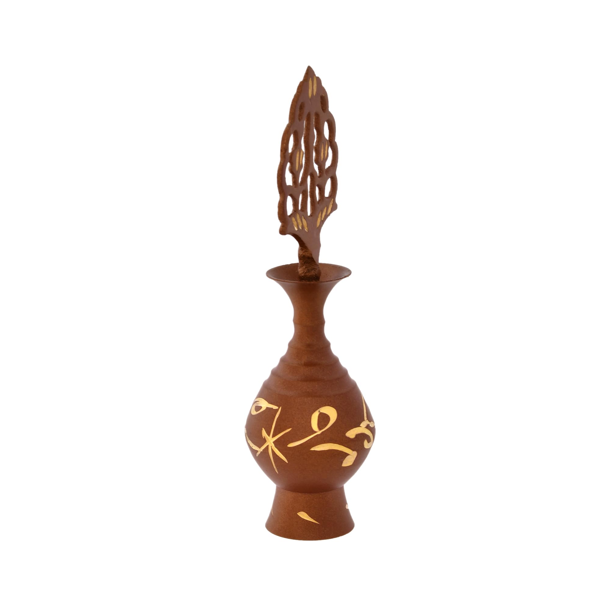 Handcrafted Brass Surma Holder with Applicator Stick – Traditional Kohl Container (Without Surma) 3
