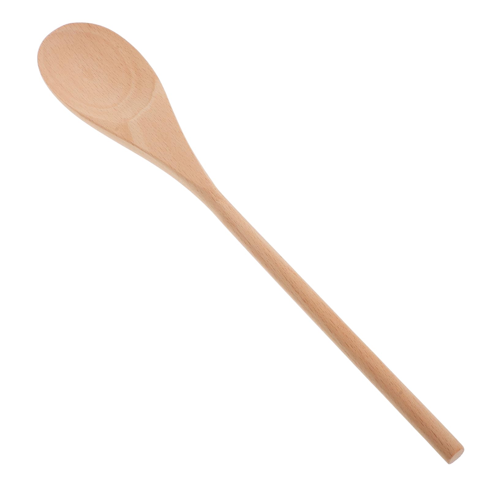 Cucharón de Madera de Mango Largo sin Pintar 24 Piezas