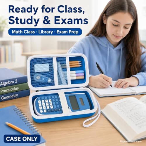 Grapsa Blue Calculator Case for TI-30XS/TI-30XIIS/TI-30Xa/TI-36X Pro by Grapsa - Used condition - Image 2