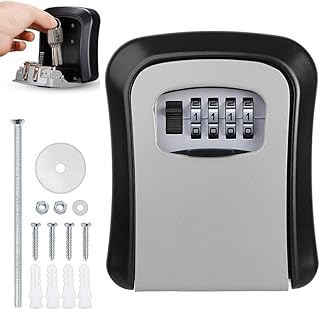 Key Safe Wall Mounted, Full Metal 95 x 115 x ...,