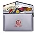 Produktbild ENGPOW Feuerfeste Dokumententaschen 38,1 x 27,9 cm, zwei Taschen, zwei Reißverschlüsse, feuerfeste und wasserfeste Geldtasche, Aufbewahrungstasche für iPad, Bargeld, Dokumente, Schmuck und Reisepass