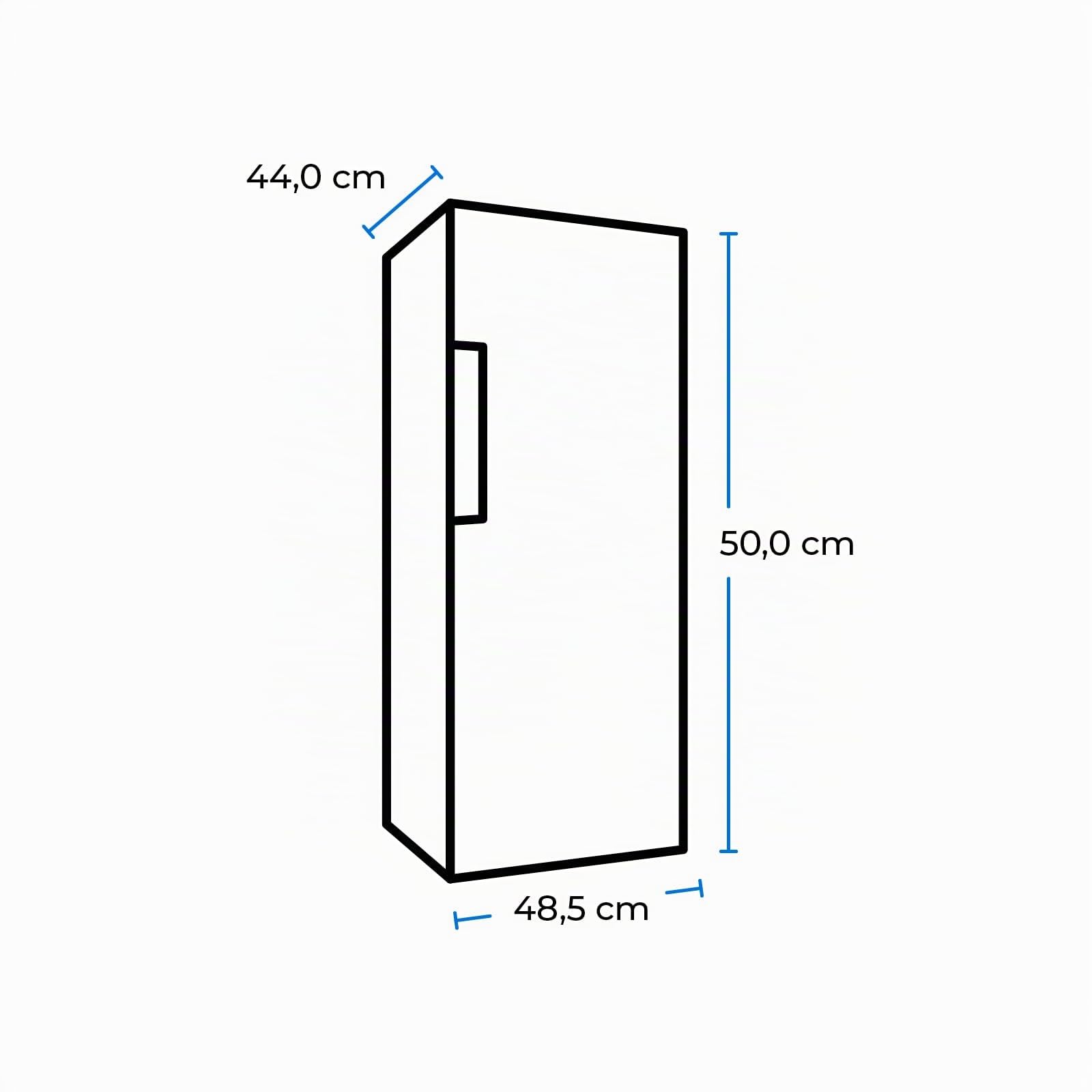 Exquisit Mini-Kühlschrank CKB45-0-031F Weiß - 47 L Minibar - Retro-Design | Kompakter Hotelkühlschrank mit Glasablage und 0-Sterne-Fach, ideal für Getränke und Snacks, freistehende Bauart in Weiß