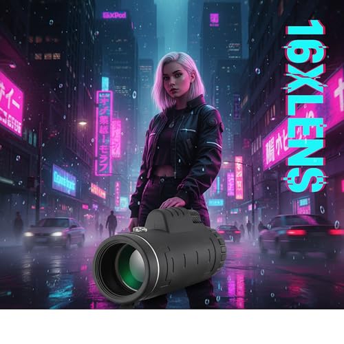 Image of 16x HD Optical Zoom Mobile Telephoto Lens Kit Dual Focus Magnification Lens Telescope for Outdoor Hiking, Bird Watching Hunting, Camping(with 2 Year Replacement Warranty)