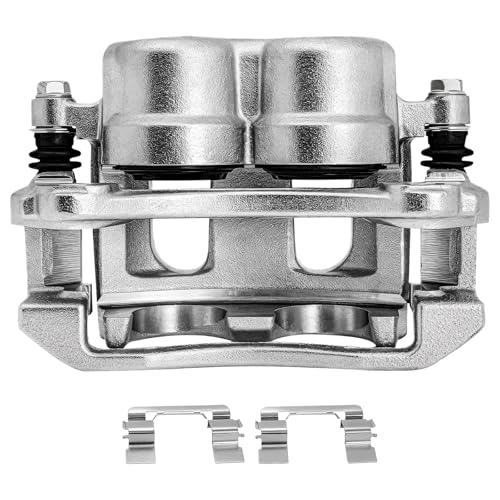 Image of SCITOO Front Left Brake Caliper With Bracket 18B4950 Compatible For Chevrolet Equinox 2005-2006 For Pontiac Torrent 2006 For Saturn Vue 2004-2007