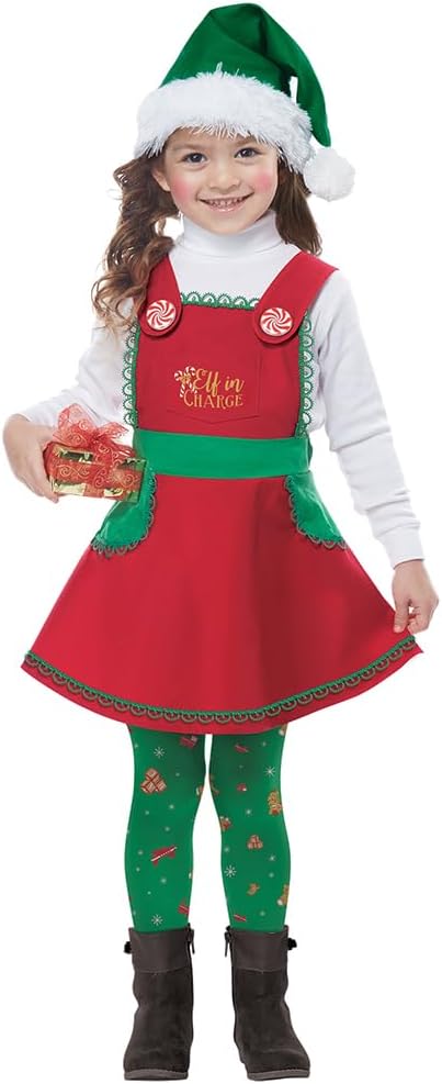 California Costumes Girls Elf In Charge Toddler Costume