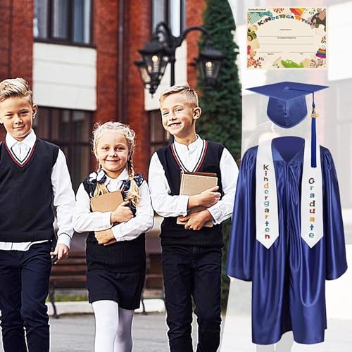 Gorra y toga de graduación infantil para regalo de fin de curso 3