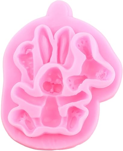 Vista 38 de ZiXiang Moldes para fondant de Pascua, moldes de silicona de conejo, molde de zanahoria y chocolate, molde de conejo, flor, caramelo para decoración