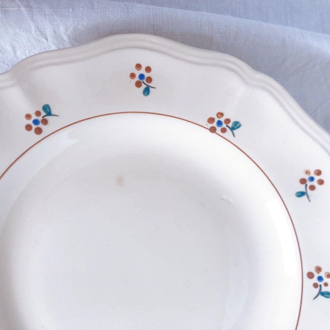 ディゴワンサルグミンヌ 花リム ケーキスタンド　コンポ―ト皿アンティーク食器 Amazon｜ディゴワンサルグミンヌ 花リム ケーキスタンド コンポ