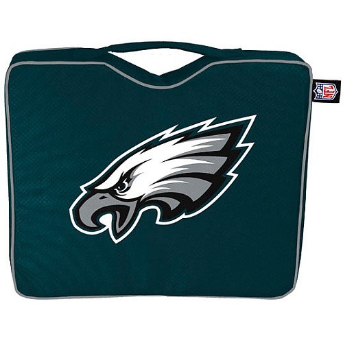 NFL Lightweight Stadium Bleacher Seat Cushion with Carrying Strap, Philadelphia Eagles
