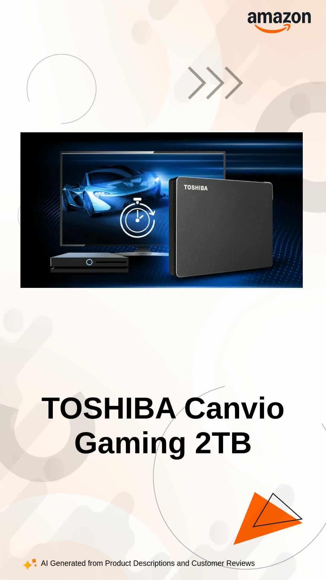 Toshiba Canvio Gaming 2TB Portable External HDD